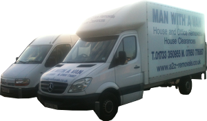 van and man removals peterborough, milton keynes, cambridge and huntington